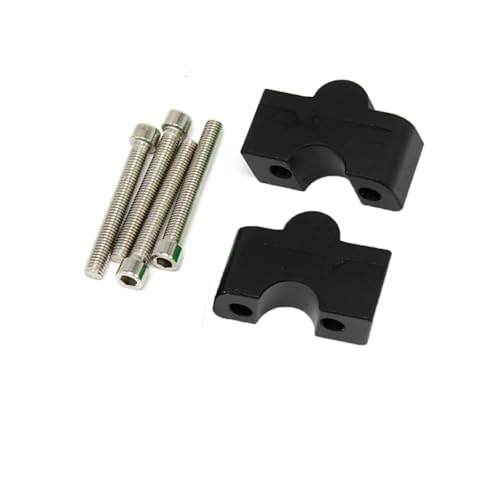 ZSEDWRU Motorrad Riser Kompatibel Mit Z650 2017 2018 2019 2020 2021 2022 2023 2024 Motorrad-Lenkererhöhung Erhöhte Halterung Motorrad-Modifikation(Black) von ZSEDWRU