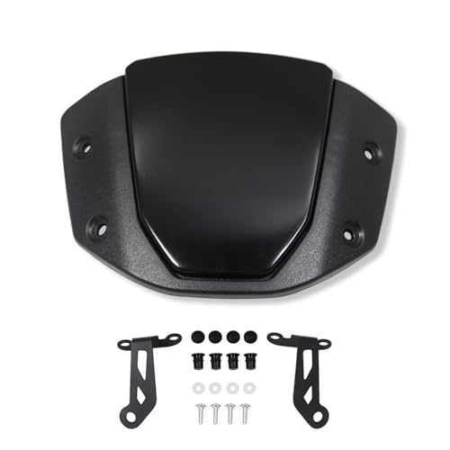 ZSEDWRU Motorrad Windschutzscheiben Kompatibel Mit CB650R 2024 2025 Zubehör Windschutzscheibenverkleidung ABS Windabweiser Motorrad Windschutzscheibe Windabweiser Visier(Matte Black) von ZSEDWRU