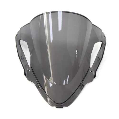 ZSEDWRU Motorrad Windschutzscheiben Kompatibel Mit Für ZX6R 2024 Motorrad-Windschutzscheibe Windschutzscheibe Windabweiser Visier Visier Bildschirm Windschutzscheibenschutz(Gray) von ZSEDWRU