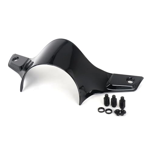 ZSGHJA Windschild Für Vespa Für GTS300 Für GTS 300 Für Super 2023 2024 Motorradzubehör Windschutzscheibe Windschutzscheibe Visier Deflektor Windschutzscheibe(Bright Black) von ZSGHJA