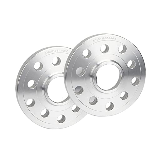 15mm/20mm Für Spurverbreiterungen 5x100 5x112 57,1mm Zentrische Radnabendistanzscheiben Platte Shim Lug Schrauben 14X1,5 2ST Autos Abstandshalter(15mmspacer 40mmbolts) von ZSHYTWE