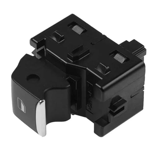 Auto Fensterschalter 1 PCS Automotive Fenster Schalter Glas Heber Einzigen Schalter Schwarz ABS Für Ford Für Fiesta 2017-2019 H1BT-14529-AA H1BT14529AA von ZSHYTWE