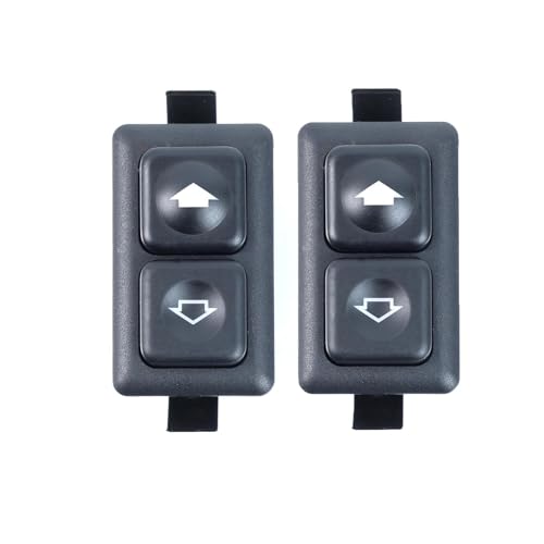 Auto Fensterschalter 2 Stücke Für E23 E24 E28 E30 323i 324d 520i 635 CSi 628 CSi 5Pin Beleuchteter Fensterheberschalter Power-taste Schwarz 61311381205 von ZSHYTWE