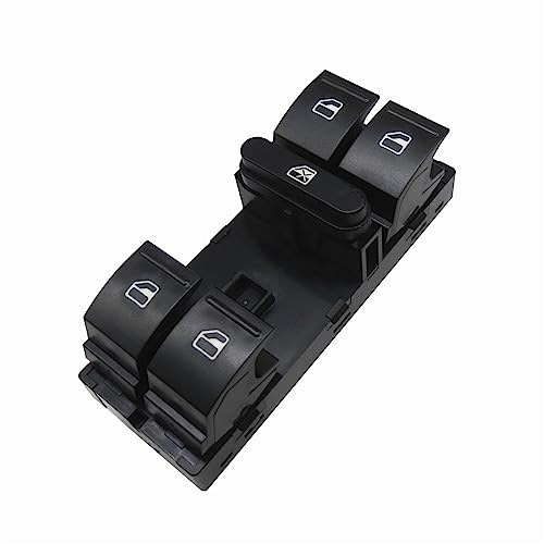 Fensterheber vorne links Chrome Master Fenster Schalter Für Skoda Für Fabia 1K4959857B 5J0959855 5K4959857 Auto Power Control(NO Chrome B) von ZSHYTWE