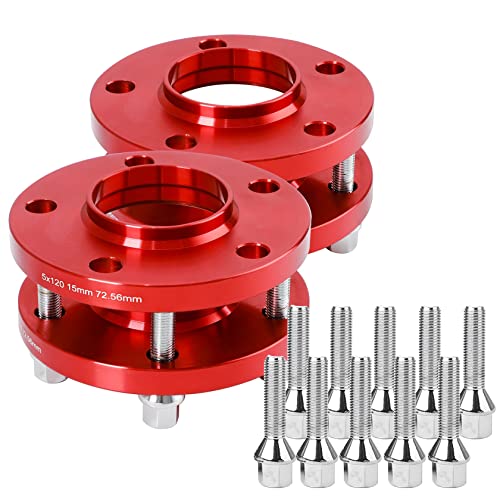 Für E46 E90 E91 E92 E93 E64 Auto-Spurverbreiterungen 15 Mm Und 20 Mit Verlängerten Schrauben X 120 Geschmiedeter Aluminiumflansch Autos Abstandshalter Für E46 E90 E91 E92 E93 E64 Auto-Spurverbreiterungen 15 Mm Und 20 Mit Verlängerten Schrauben X 120 Geschmiedeter Aluminiumflansch Autos Abstandshalter von ZSHYTWE