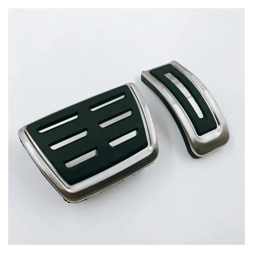 Pedalkappen Abdeckung Für VW Für Caravelle Für Transporter T5 T6 T7 Doubleback Gaspedal Bremse Edelstahl Kein Bohren Pedal Auto Pedale(2 PCs) von ZSHYTWE