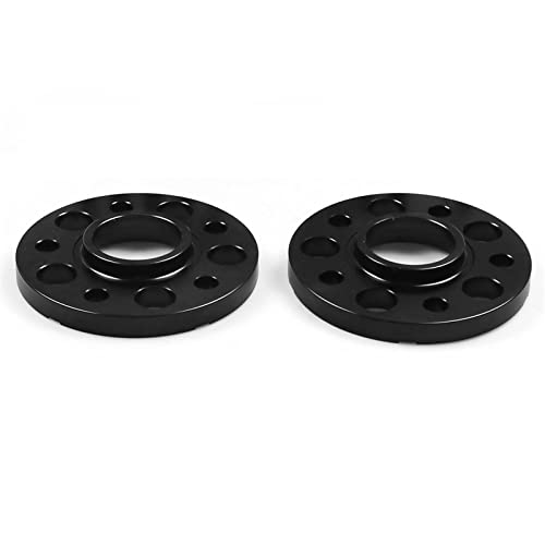 Raddistanzscheiben Mit Zentrischer Bohrung Für Q5 SQ5 Kugelbolzen BX102127 15 Mm 5 X 112 66,6 M14 1, Konische Schrauben Autos Abstandshalter(Black bolts) von ZSHYTWE
