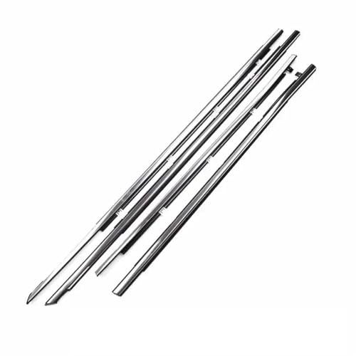 Rahmenschutz 4 Stücke Auto Fenster Dichtungsstreifen Tür Regendicht Wetter Streifen Für Toyota Für Land Für Cruiser Für Prado J120 2003-2009(Plating) von ZSHYTWE