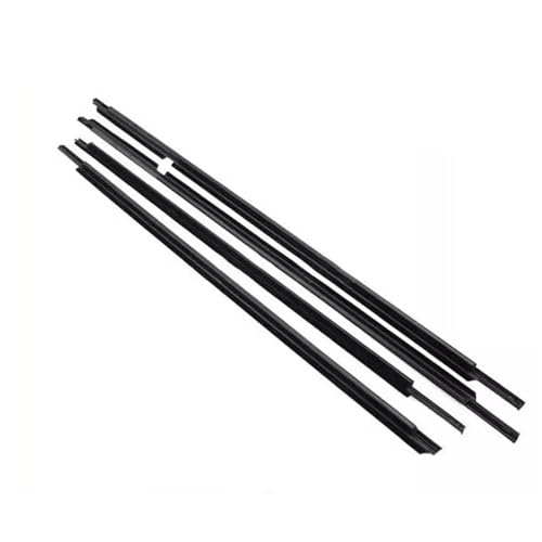 Rahmenschutz 4PCS Auto Äußere Tür Fenster Gummi Dichtungs Dicht Streifen Für Lexus LX570 2008-2015 2016 2017 2018 2019 2020 2021(Schwarz) von ZSHYTWE