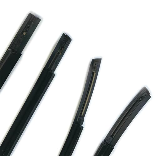 Rahmenschutz 4PCS Auto Äußere Tür Fenster Gummi Dichtungs Dichtung Streifen Für Hyundai Für Tucson Für IX35 Für Hatchback 2010-2015(Schwarz) von ZSHYTWE