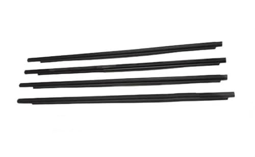 Rahmenschutz 61280SA010 Für Subaru Für Forester 2004-2007 4PCS Schwarz Außerhalb Fenster Glas Gummi Dichtungs Glas Äußere Laminat von ZSHYTWE