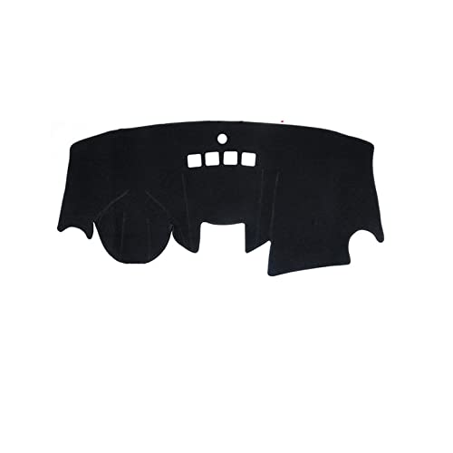 ZSHYTWE Auto Dash Mat Abdeckung Für Ford Fiesta MK7 ST 2009 2010 2011 2012 2013 2014 2015 2016 Sonnenschutz Abdeckung Teppich Armaturenbrett-Abdeckungs(Black Side,Without Navigation) von ZSHYTWE