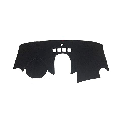 ZSHYTWE Auto Dash Mat Abdeckung Für Ford Fiesta MK7 ST 2009 2010 2011 2012 2013 2014 2015 2016 Sonnenschutz Abdeckung Teppich Armaturenbrett-Abdeckungs(Black Side,with Navigation) von ZSHYTWE