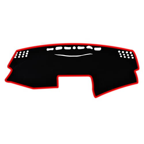 ZSHYTWE Dash Mat Dash Pad Für Für Camry Für Board Dash Mat Dash Pad Cover Pad Teppich 2007 2008 2009 2010 2011 Auto Abdeckung Armaturenbrett-Abdeckungs(Red Edge) von ZSHYTWE
