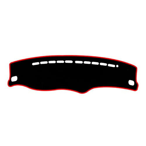 ZSHYTWE Dashboard Mat Cover Pad Für Für Elantra I30 XD 2001 2002 2003 2004 2005 2006 Dash Sonnenschutz Instrument Teppich Armaturenbrett-Abdeckungs(Red Edge) von ZSHYTWE