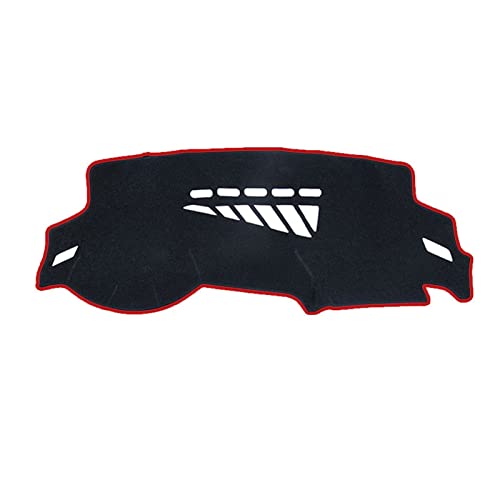 ZSHYTWE Dashboard Rug Dash Mat Cover Protective Für A5 B8 2007~2016 Vermeiden Sie Leichten Teppich 8T 2009 S5 Armaturenbrett-Abdeckungs(Red Side,Flanell) von ZSHYTWE