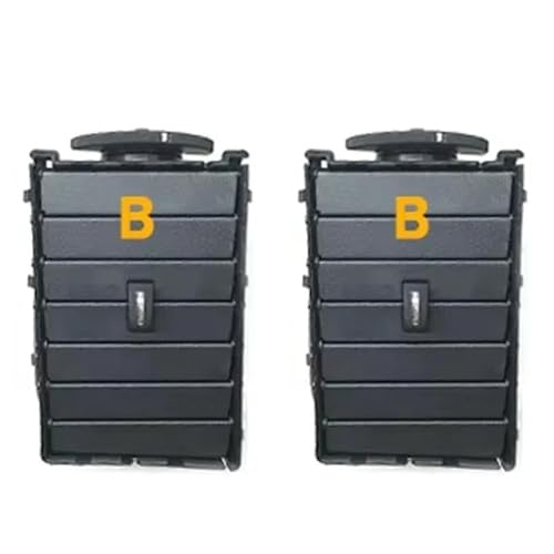 ZSHYTWE Düsen Klimaanlage 1060489TRMAA DAS10147AA Für Chrysler 300C Auto Air Vent Outlet Vorne/RearDash A/C Heizung Vent Outlet Vents Grill Luftauslassblende(B 1 Pair) von ZSHYTWE