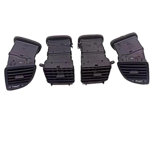 ZSHYTWE Düsen Klimaanlage 2/4PCS Auto Klimaanlage Vents Instrument Panel Vents Zubehör Für Kia Für Sportage 2005 2006 2007 2008 2009 Luftauslassblende(4pcs-Black) von ZSHYTWE