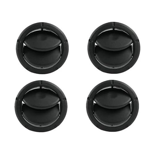 ZSHYTWE Düsen Klimaanlage 4Pcs Klimaanlage Vent Grille Abdeckung 8200212480 8200464605 Für Duster Für Logan Für Sandero MK1 MK2 Für Master MK3 Luftauslassblende(Schwarz) von ZSHYTWE