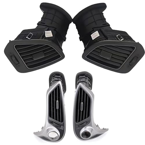 ZSHYTWE Düsen Klimaanlage Für Hyundai Für IX35 Für Tucson 2010 2011 2012 2013 Auto Front Dash Center Console A/C Air Vent Outlet Klimaanlage Luftauslassblende(A set-4pcs-black) von ZSHYTWE