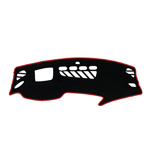 ZSHYTWE Für A7 2010~2017 4G8 S-Linie 2011 2013 2014 2015 2016 S7 RS7 Dash Mat Cover Sun Shade Carpet Armaturenbrett-Abdeckungs(Red Side,Polyester) von ZSHYTWE