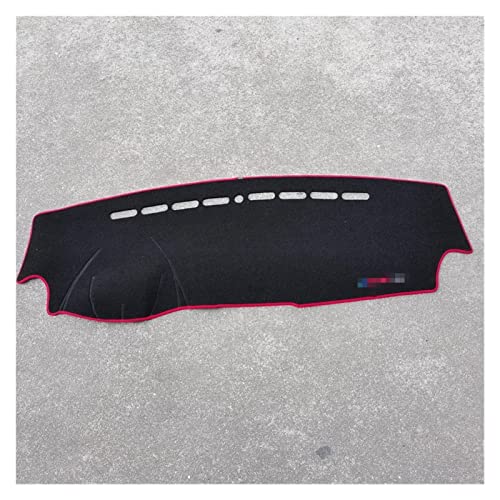 ZSHYTWE Für MG HS 2018 2019 2020 Auto Dash Pad Dash Schutzabdeckung Aufkleber Anti-Rutsch-Mattenschutz Armaturenbrett-Abdeckungs(Red Edge) von ZSHYTWE