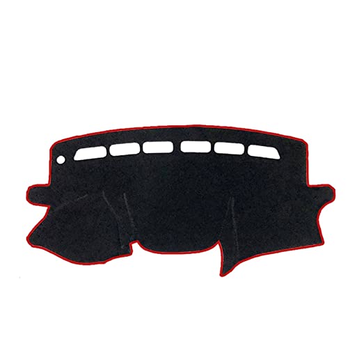 ZSHYTWE Für Suzuki Für Alto 2009 2010 2011 2012 2013 2014 Dash Cover Pad Matten Armaturenbrettabdeckung Mat Sonnenschutz Teppich Armaturenbrett-Abdeckungs(Red Side,Polyester) von ZSHYTWE