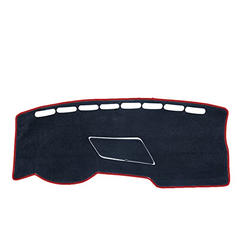 ZSHYTWE Für VW Für Touran MK2 2016 2017 2018 2019 2020 Dashboard Mat Cover Protective Armaturenbrett-Abdeckungs(Red Side,Polyester) von ZSHYTWE