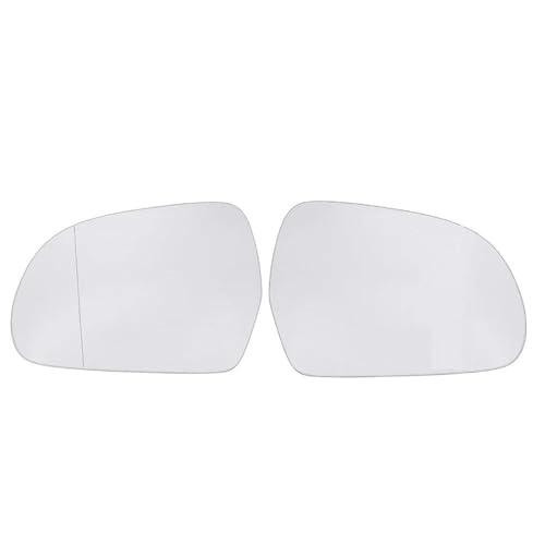 ZSHYTWE beheizbar Ersatzspiegelglas Auto Seite Beheizte Spiegel Glas Rückspiegel Objektiv Links/Rechts für Skoda für Octavia für SUPERB 2008-2013 Rückspiegelglas Recht(2pcs White) von ZSHYTWE