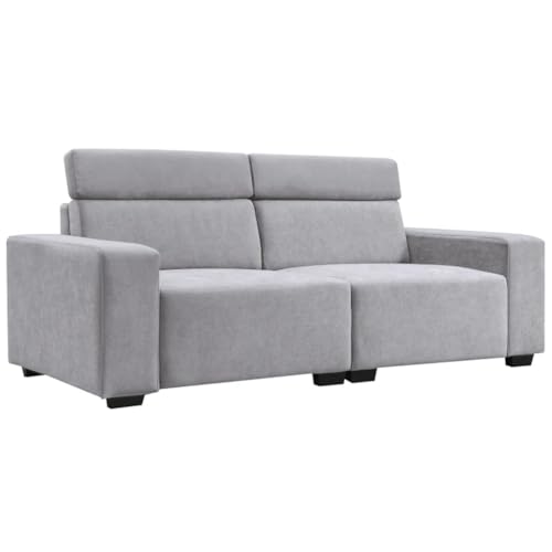 ZSLKDL 2-Sitzer-Sofa mit verstellbarer Kopfstütze, Samt, 240 x 86 cm, für Wohnzimmer ZSLKDL 2-Sitzer-Sofa mit verstellbarer Kopfstütze, Samt, 240 x 86 cm, für Wohnzimmer von ZSLKDL