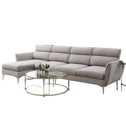 ZSLKDL Ausziehbares Sektionalsofa, Flanell, 281,9 cm, L-Form, Möbel-Couch mit Chaisel, für Links- und Rechtshänder ZSLKDL Ausziehbares Sektionalsofa, Flanell, 281,9 cm, L-Form, Möbel-Couch mit Chaisel, für Links- und Rechtshänder von ZSLKDL