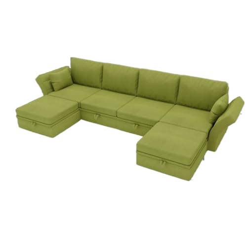 ZSLKDL Modulares Sektionalsofa, stilvolle U-förmige Sektionalcouch mit wendbarer Couch mit Stauraum, Ottomane, für Wohnzimmer ZSLKDL Modulares Sektionalsofa, stilvolle U-förmige Sektionalcouch mit wendbarer Couch mit Stauraum, Ottomane, für Wohnzimmer von ZSLKDL