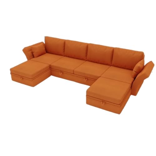 ZSLKDL Modulares Sektionalsofa U-förmiges Sektionalsofa mit Ottomanen Wendesofa Couch für Wohnzimmer von ZSLKDL