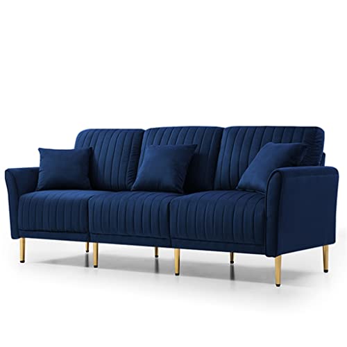 ZSLKDL Wohnzimmer L-förmiges Sofa, Samt gepolstert, wendbar, Sektional-Sofa mit abnehmbarer Fußstütze und Wohnzimmer von ZSLKDL