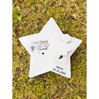 Personalisierter Stern Und Engel Aus Beton Mit Schriftzug Grabschmuck Trauer Grabgesteck Grabstern Gedenkstein Sternenkind Personalisierter Stern Und Engel Aus Beton Mit Schriftzug Grabschmuck Trauer Grabgesteck Grabstern Gedenkstein Sternenkind von ZSOBDeko