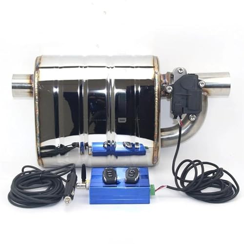 ZSQGHGH Auspuffblenden Universal-Auspuffschalldämpfer Elektrischer Schalldämpfer 51/63/70/76 Mm Ventilschalldämpfer Auslassventil Ausschaltventil Mit Fernbedienung Auto-Endrohre(Valve 51+Control) von ZSQGHGH