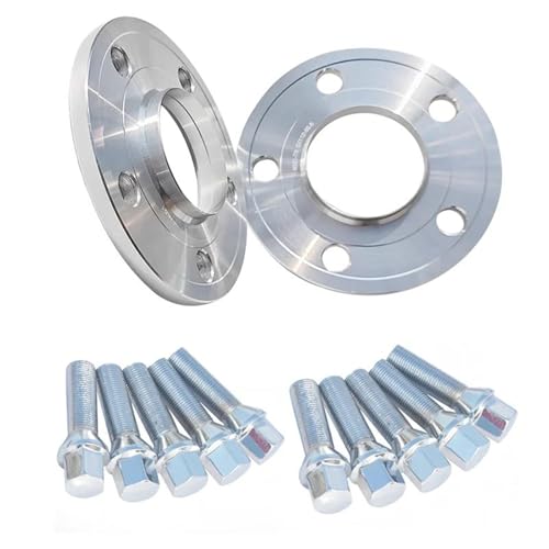 Spurverbreiterung Spurplatten 2 Stück 5 x 112 66,6 zentrische Bohrung Naben-Radabstandshalter mit verlängerten Schrauben M14 x 1,25 Kegeltyp für M8 für M5 Z4 X7 Radabstandshalter(10mm black-thin) von ZSQWRFRG