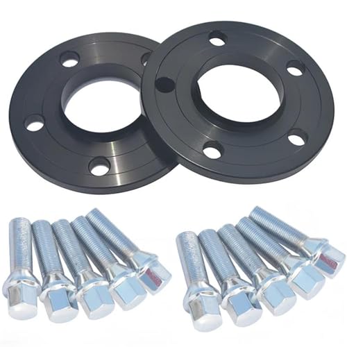 Spurverbreiterung Spurplatten 2 stücke 25mm 5x11 2 66,6 Centric Bore Hub Rad Spacer mit Erweiterte Rad Schrauben Für M8 für M5 Z4 X7 X6 X6M X5 X5M X4 X4M X2 Radabstandshalter(25mm black-thin) von ZSQWRFRG