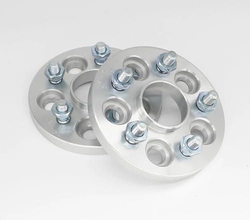 Spurverbreiterung Spurplatten 2 stücke 5x114,3mm 67,1 räder adapter abstandshalter für Hyundai für Genesis für Coupe 2010 2011 2012 12x1,5 Studs 15/20/25 Radabstandshalter(25mm) von ZSQWRFRG