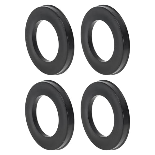 Spurverbreiterung Spurplatten AD 93,1 mm bis ID 56,1–69,1 mm Auto-Radnaben-Zentrierringe Schwarze Polycarbonat-Räder Mittelwelle Stoßdämpfer-Nabenringe 4 Stück Radabstandshalter(93.1mm-59.1mm) von ZSQWRFRG