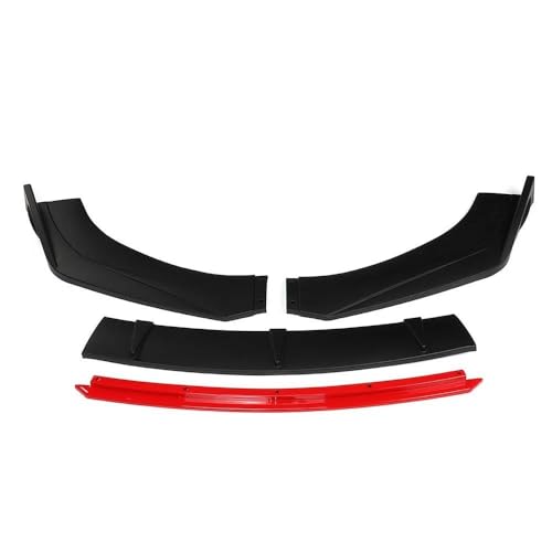 ZSQWRFRG 4X Auto Frontschürze Lip Spoiler Body Kit Für E39 E46 E53 E90 E92 E93 E60 E61 X5 E70 Diffusor Splitter Diffusor Auto Frontstoßflosse Spoiler Canards(Matte Black) von ZSQWRFRG