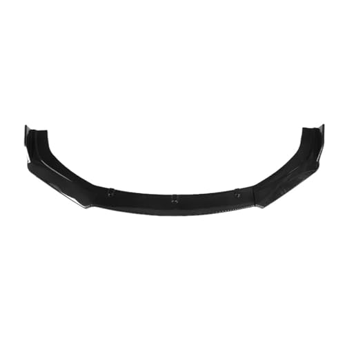 ZSQWRFRG Auto Frontstoßstange Spoiler Schutzplatte Lip Kit Universal Zierleiste Kinnblatt Auto Frontstoßflosse Spoiler Canards(Glänzend schwarz) von ZSQWRFRG