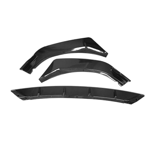 ZSQWRFRG Für G30 Für 5 Serie 2021 Frontschürze Spoiler Lippe Splitter Diffusor Rock Körper Kit Dekorative Streifen Schaufel Auto Frontstoßflosse Spoiler Canards(Glänzend schwarz) von ZSQWRFRG