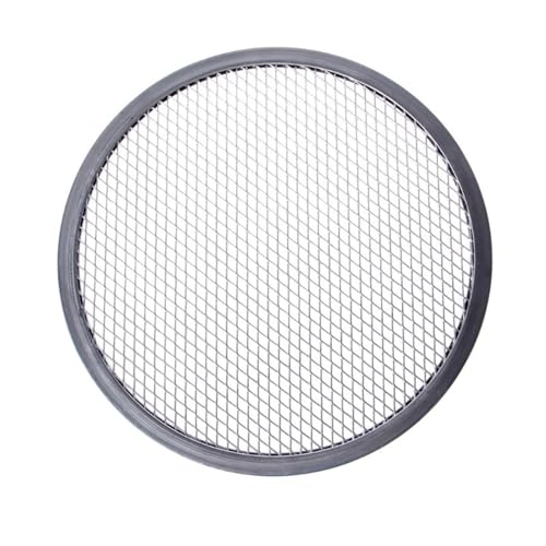 ZSREYFNB Pizzateller 1 STÜCK Aluminium Mesh Grill Pizza Screen Runde Backblech Net Küchenhelfer Öfen Kit Pizzabrett(6 inch) von ZSREYFNB