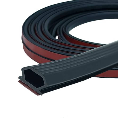 Schwarz Türdichtung Dichtungsband Selbstklebend, 10mm*6mm Türrahmen Dichtung Flexibel, Dichtungsstreifen Dichtungsgummi,Wasserdicht Türdichtungen Gummidichtung Abdichtungsband 10M von ZSRedHong