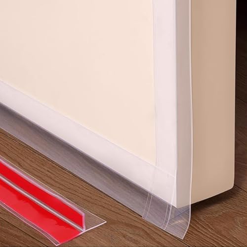 Dichtungsband Selbstklebend Türdichtung Zugluftstopper für Türen und Fenster, Ttransparentes TPE-Dichtungsband, selbstklebend Schnell & einfach angebracht, Zugluftstopper & Schallschutz 3m von ZSRedHong