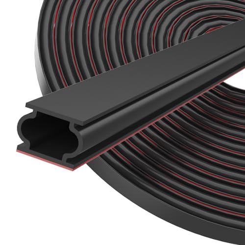 Türdichtung Dichtungsband Selbstklebende 12mm(B)*8mm(D)/10m(L) Türrahmen Dichtung Flexibel, Wasserdicht Dichtungsstreifen Dichtungsgummi,Gummidichtung Abdichtungsband Schwarz von ZSRedHong