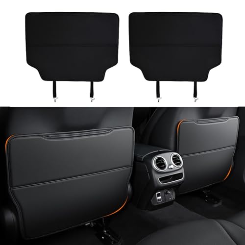 2 Stück Auto Rücksitz Anti Kick Pad für VW Multivan T7 2021 2022 2023 2024+, Wasserdicht Rückenlehne Anti-Kick Pads Autositz Rückenlehnenschutz Mit Taschen,- Black 2 Stück Auto Rücksitz Anti Kick Pad für VW Multivan T7 2021 2022 2023 2024+, Wasserdicht Rückenlehne Anti-Kick Pads Autositz Rückenlehnenschutz Mit Taschen,- Black von ZSSHUIHH