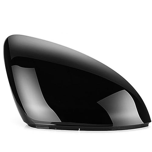 ZSUAGFDFF Rückspiegel Abdeckung 1 Paar Auto Seite Spiegel Abdeckung Für VW Für Golf 7 MK7 MK 7,5 Für Touran L Rückspiegel Gehäuse Caps Autos Zubehör(Black-Right) von ZSUAGFDFF