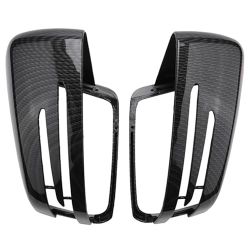 ZSUAGFDFF Rückspiegel Abdeckung Auto Carbon Faser Rück Seite Spiegel Abdeckung Ersatz Für Mercedes Für Benz A B C E Klasse Für W204 W212 W176 W246 C218 x156 von ZSUAGFDFF